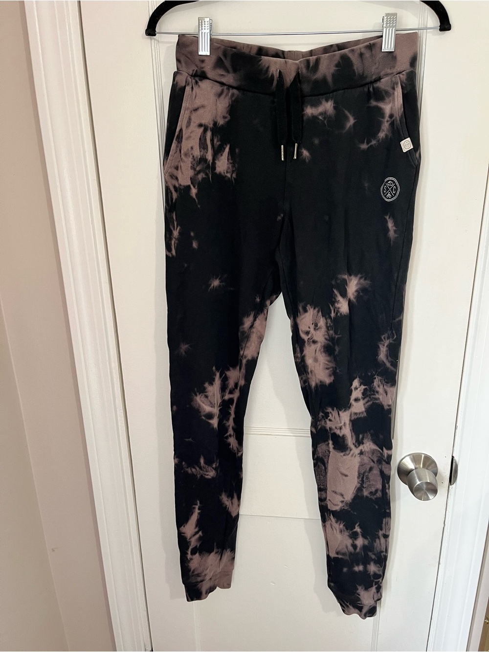 Sandcloud Tie-Dye Joggers - Black & Taupe Comfortable Slim Fit